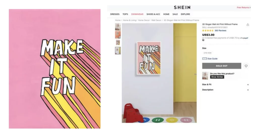 Designers Sue Shein Over AI Copies from lawsuit