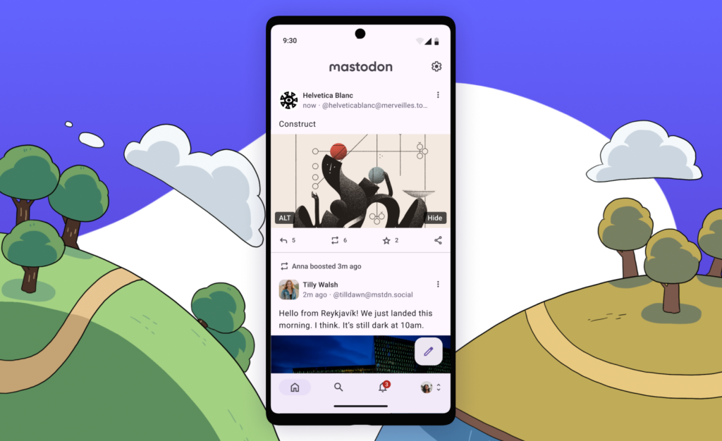 Mastodon android app refresher