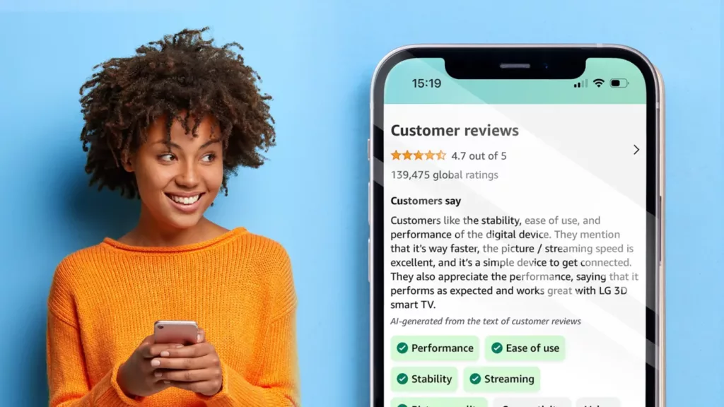 Amazon introducing generative AI for product reviews