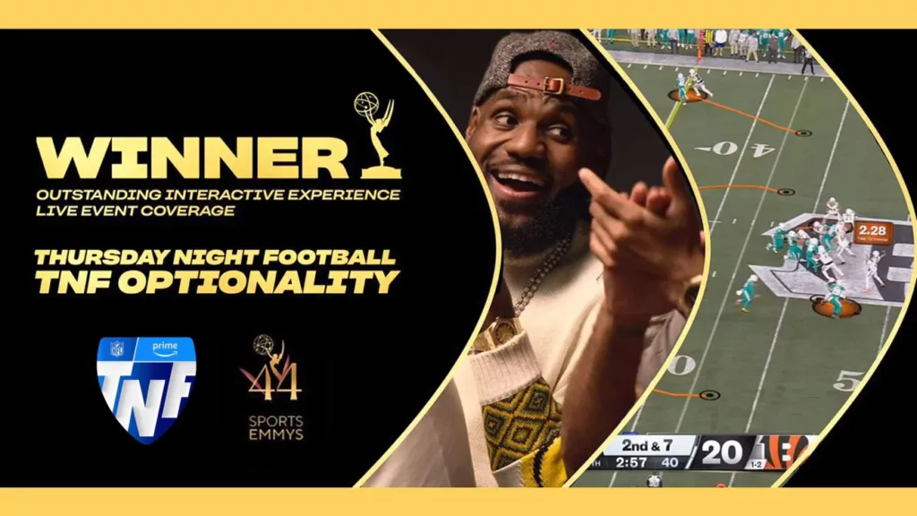 Thursday Night Football Sammy sports award Amazon