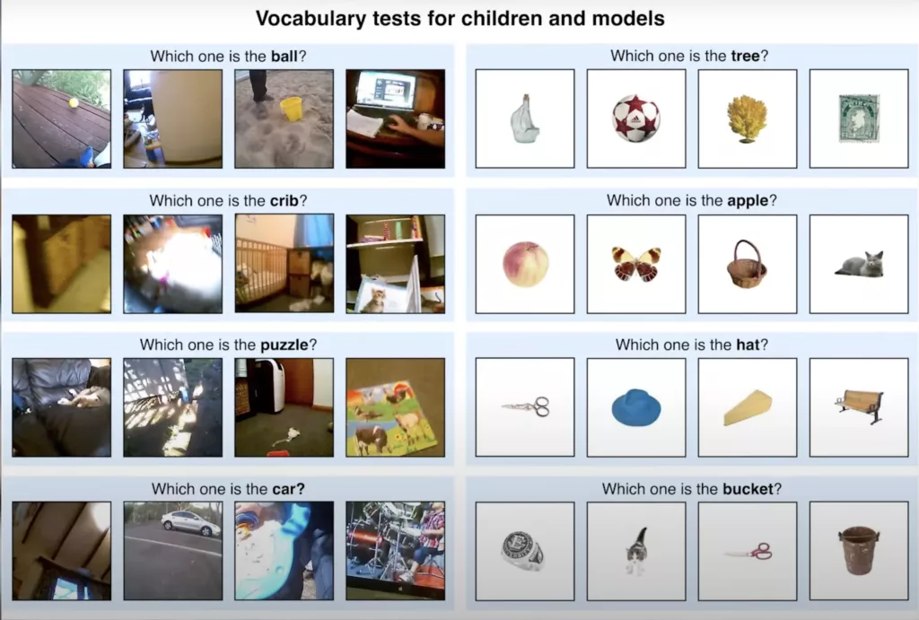 AI Infant Intelligence baby AI objects recognition.