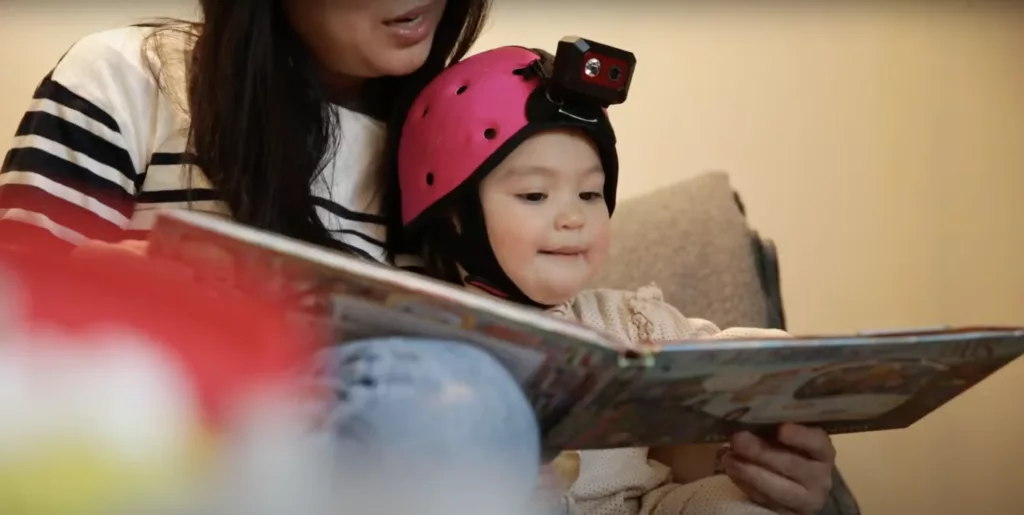 AI Infant Intelligence reading using Go Pro cam on the Luna's head