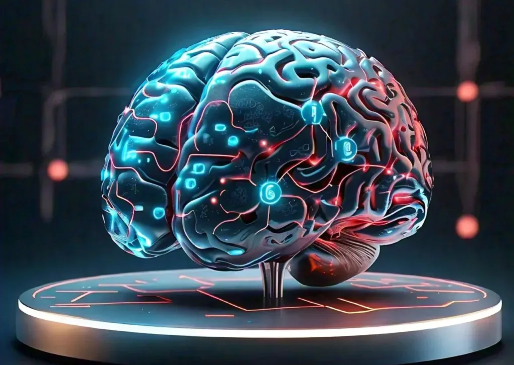 AI GENRATED TECH BRAIN IMAGE