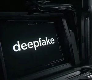 deepfake screen on text