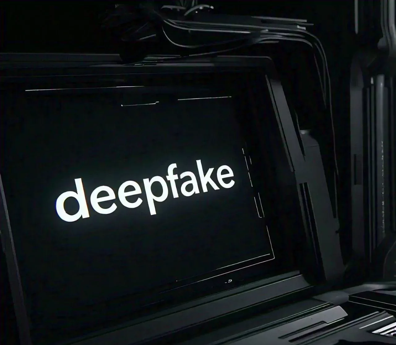 deepfake screen on text
