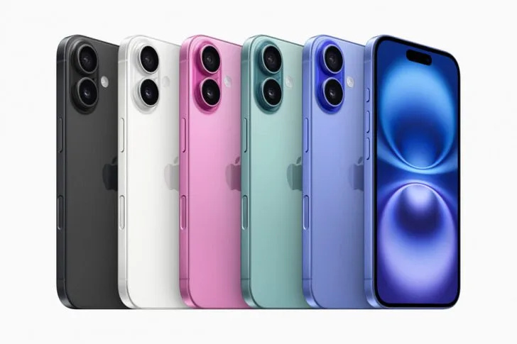 iPhone 16 & 16 plus colours