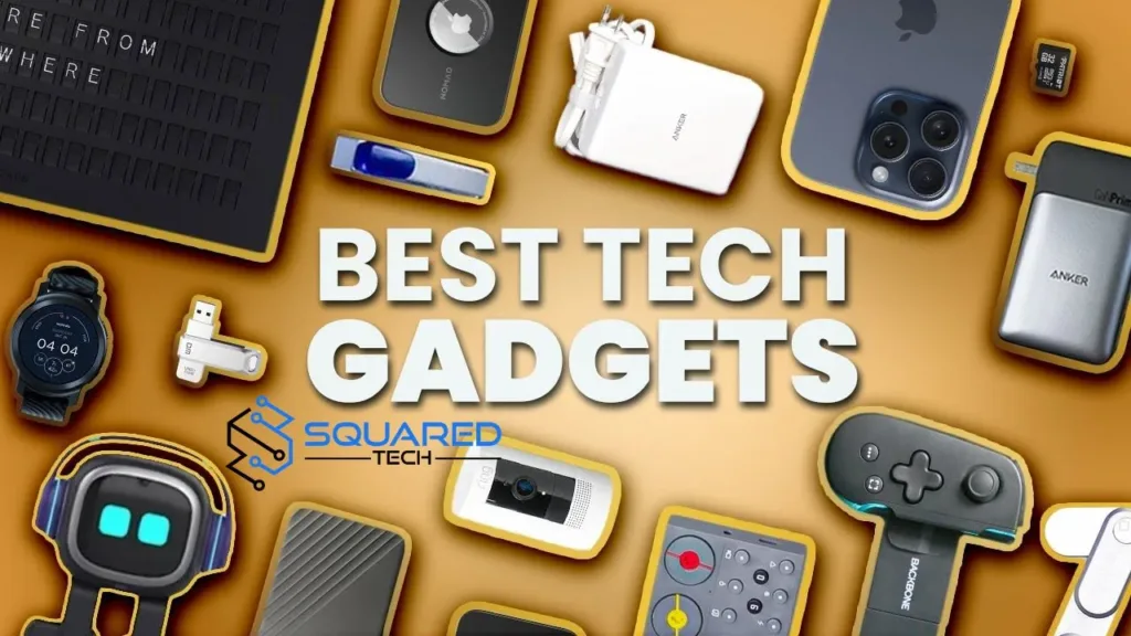 best tech gadgets illustrations and squaredTech Logo