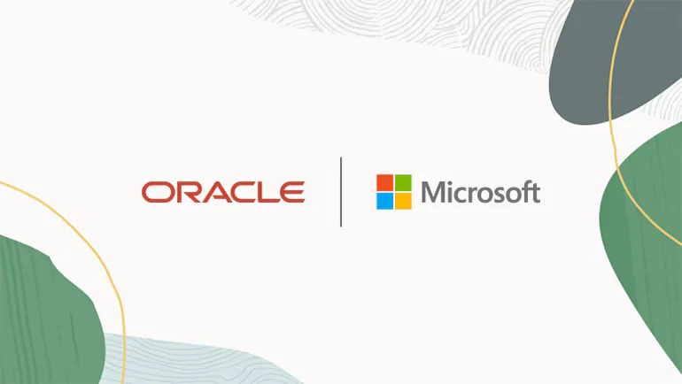 Oracle and Microsoft logo