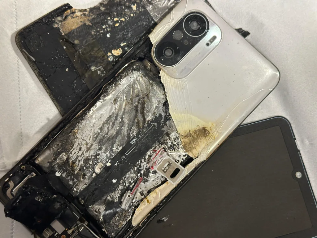 POCO F3 BURNED