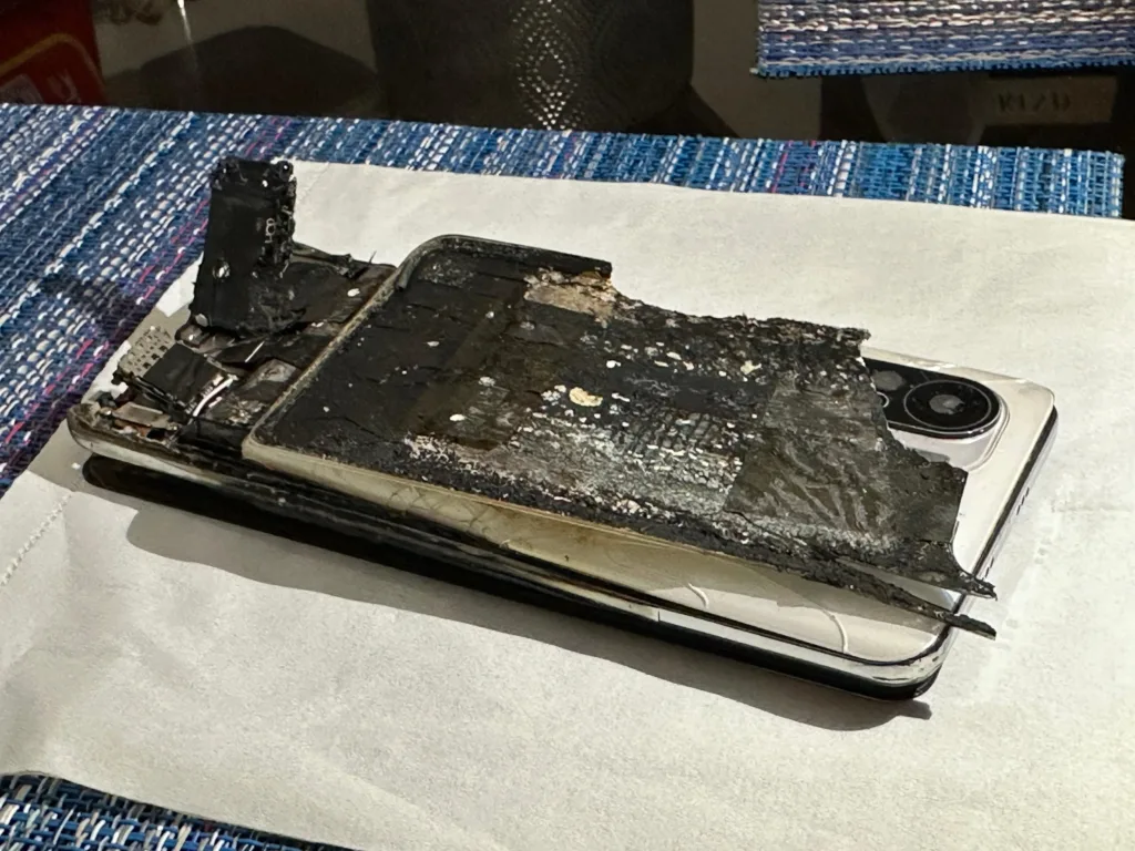 POCO F3 BURNED