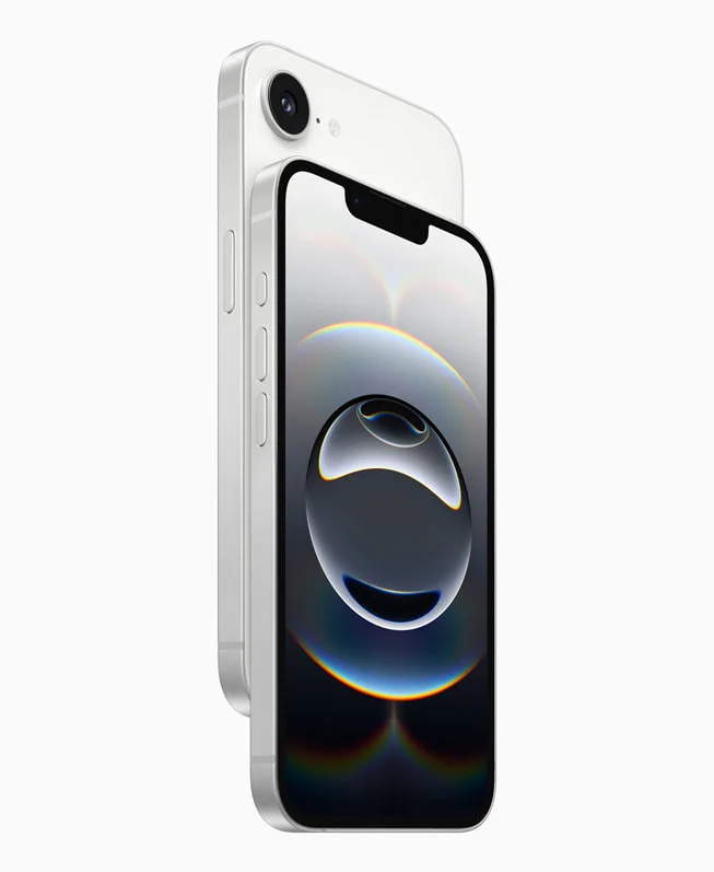 Apple’s iPhone 16e from front